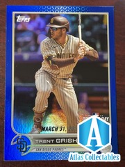 2022 Topps Opening Day Blue Foil Parallel #199 TRENT GRISHAM SD Padres SP